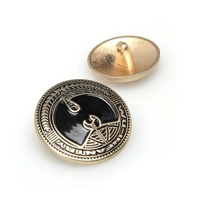 China Metal Loop Button Viable Custom Leg Button For Clothes for sale