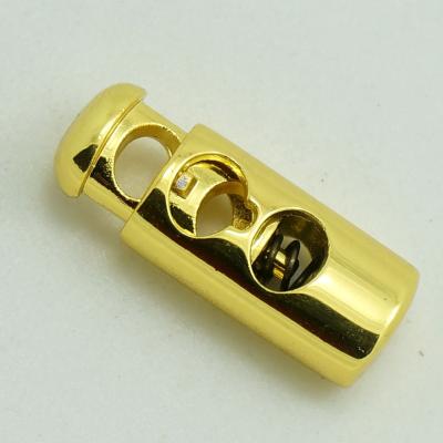 China Promotion Gifts Plating Color Metal Rope Zinc Alloy Stopper for sale