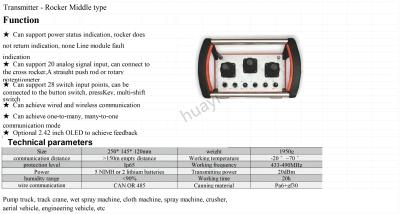 China Replacement CIFA Concrete Pump Spare Parts HBC Radiomatic Remote Control for sale