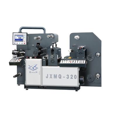 China food & Beverage Shops Semi-rotary Paper Label JXMQ-320 Die Cutting And Slitting Machine Paper Processing Machinery for sale