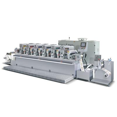 China food & Beverage Factory High Speed ​​Offset Cable Multi Color Label Printing Machine for sale