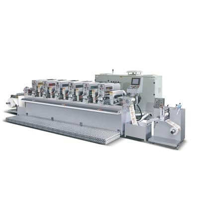 China food & Beverage factory HX-280 multi color letter press cable sticker silk screen offset printing machine price for sale