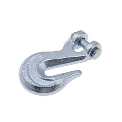 China Heavy Industry Trailer With Safety Lock Hooks Binder Chain Pear Link Grab Hook for sale