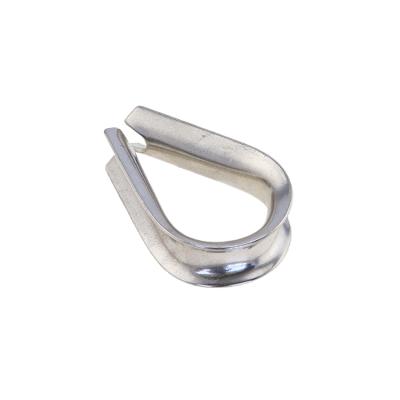 China Die Rigging Metal Wire Rope Stainless Steel Thimble and Stainless Steel Thimble Material Thimble for sale