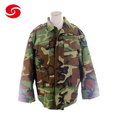 China Wholesale Woodland Anti Static Camouflage Military Jacket M65 Men for sale