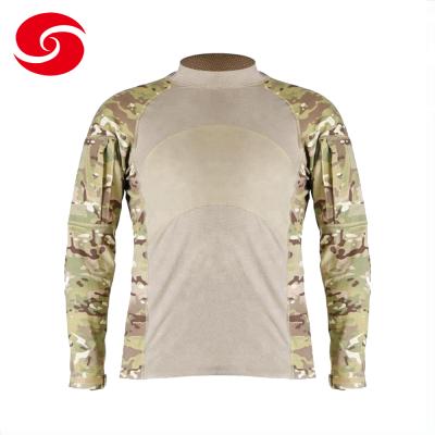 China Military Camouflage Long Sleeve Men's Breathable Breathable Shirt for sale