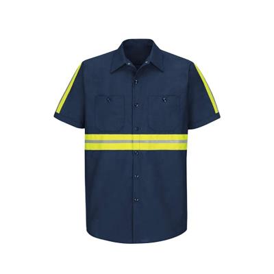 China Work Wear Summer Shorts Sleeve Engineering Workwear Work Suit Safety Uniform Workwear for sale