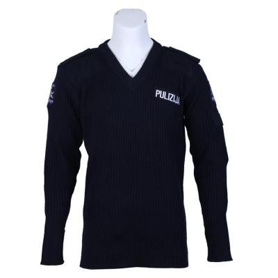 China Anti-pilling Army V-Neck Knitted Woolen Winter Military Sweaters by Uniform Tactical Sweater for sale