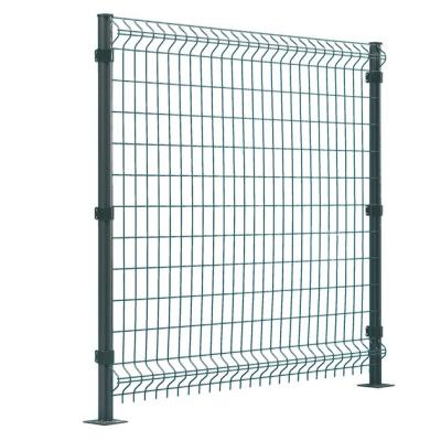 China Easily Assembled Bending Triangle Fence / 3D Curved Welded Wire Mesh Panel Fence for sale