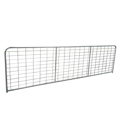 China Easily Assembled 4 Feet Galvanized Pipe Rail Fence With Ranch Fence With Steel Brace for sale