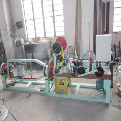 China Barbed Wire Machine Best Automatic Fence Making Machine With High Speed ​​/ GI Barbed Wire Easy Operation Prices for sale