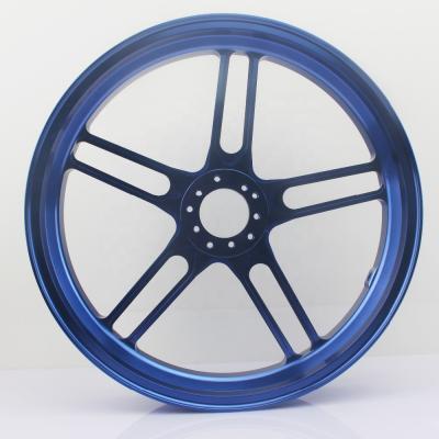 China CNC 17 Forged Billet Forged Aluminum Motorcycle Ally Wheels for sale