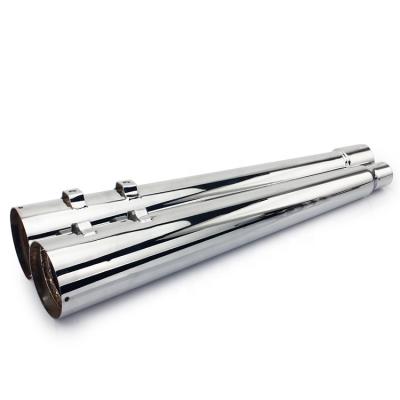 China 16G cold rolled steel motorcycle exhaust system wholesale customized slip on muffler for harley touring for sale