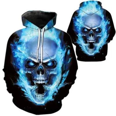 China Hot Selling Anti-Wrinkle 3D Funny Punk Loose Plus Size Men's Sweatshirt Long Sleeve Best Cheap Hooded Hoodies Tracksuit Hoody for sale