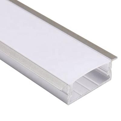 China Aluminum Profile of LED Heatsink with Diffuser Mounts Mounting Cuts 2m for sale