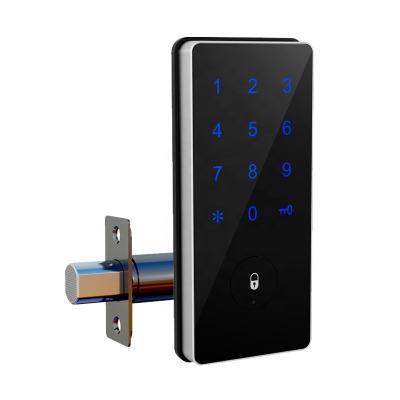 China Smart Safe Convenience Furniture French Door Latch Smart Bolt Dead Lock Digital Electric Single Tongue Deadbolt Lock for sale