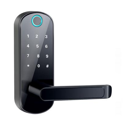 China Password WIFI Door Lock Fingerprint, BLE APP Electronic Fingerprint Door Lock with TTlock APP Control for sale