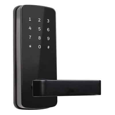 China Widely Used Airbnb Hotel Digital TT Lock Wifi Password Alarm Remote Control Number RFID Smart Safe Door Handle Lock for sale