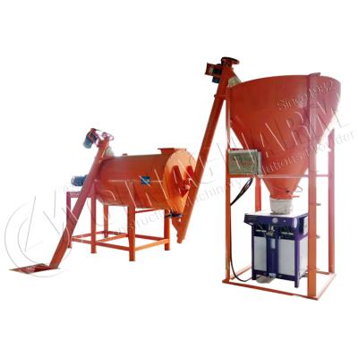 China Zhengzhou Cinacharm Full Automatic High Efficiency Dry Mortar Tools Single Automatic Dry Mix Mortar Production Line for sale