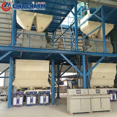 China Full Automatic Hot Selling Wall Putty Making Machine Dry Mix Mortar Plant for sale