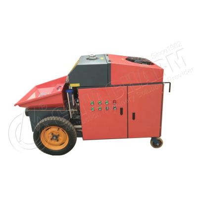 China Mini Secondary Structure Concrete Pump Diesel Machinery Simple Structure Construction for sale