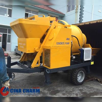 China Factory Price Professional Concrete Mixer With Pump Machine for sale