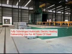 Fully Submerged Automatic Electric Heating Galvanizing Line For All Types Of Steel