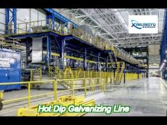 water quenching galvanization line guaranteeing smooth shiny surface