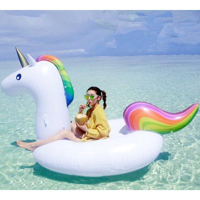 China Custom Water Entertainment Float Pool Float Inflatable Unicorn Pool Float For Summer Pool Parties for sale