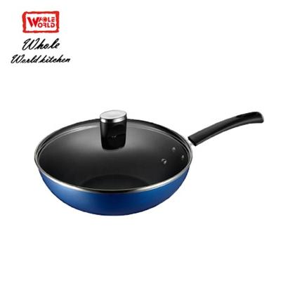 China 2019 China Wholesale New Design Season Best Sustainable Selling Non Stick Aluminum Stick Wok Pan for sale