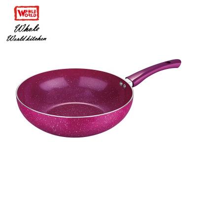 China Excellent Quality Sustainable Pink Planet Mixing Pyrex Wok Sarten Square Chinese Jpr Pan for sale