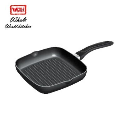 China Widely Used Non Sustainable Aluminum Stick Barbecue Grill Pan for sale