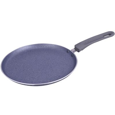 China Sustainable Light Purple Aluminum Pizza Pan Crepe Pizza Pan From Induction Bottom for sale