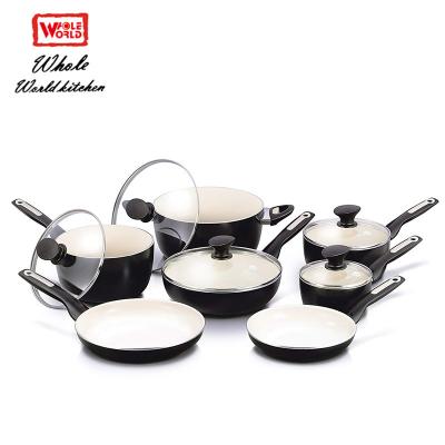 China Sustainable Modern Pot Non Stick Aluminum Cookware Cooking Set for sale