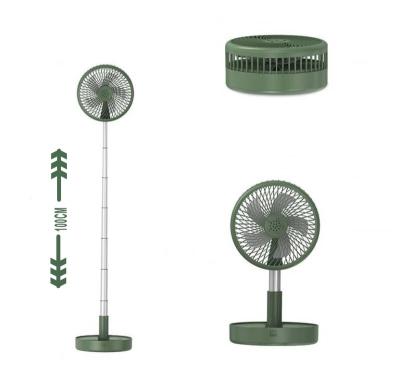 China Lovisle Foldable and Extendable Tech Fan Foldable Floor and Table Fan 7200mAh Swinging Fan Long Time Battery Operated Work for sale