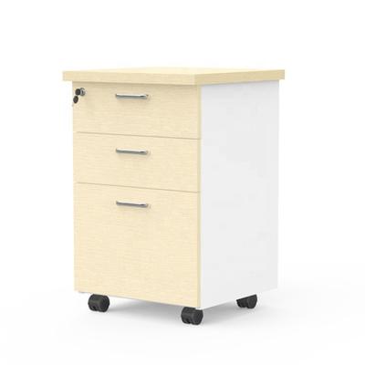 China China Manufacturer Stable Mobile Knockdown Structure Movable Lockers Cabinet With 3 Drawers Office Furniture Set for sale