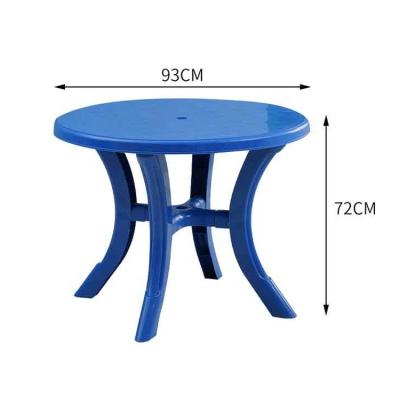 China Factory Wholesale Hard Round Garden Folding Plastic Table Outdoor Folding Beach for sale