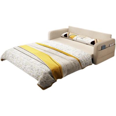 China Single-double multifunctional slide-out type family sofa bed foldable folding living room corner sofa bed for sale