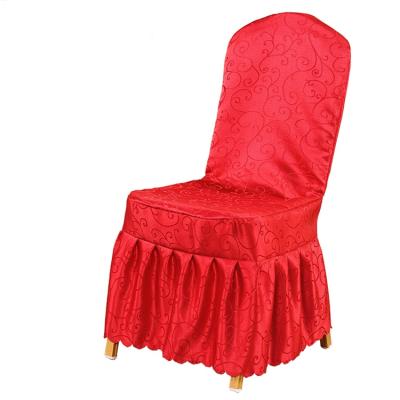 China New design simple wedding banquet cover device for dining chair cover for sale