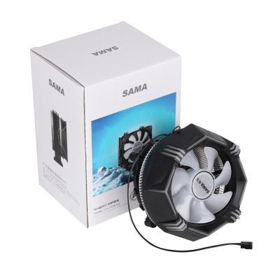 China Cooler RGB Manufacturer Pc Cpu Fan 120mm RGB Computer Case Fan With Remote Control Adjustable Speed for sale