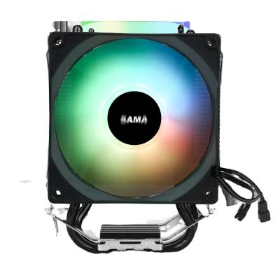 China Computer Case SAMA Customized Low Profile CPU Cooler 2 Heatsink CPU Cooler for sale