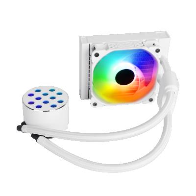 China White Computer Case SAMA 120mm Radiator Customization PC CPU Water Cooler for sale