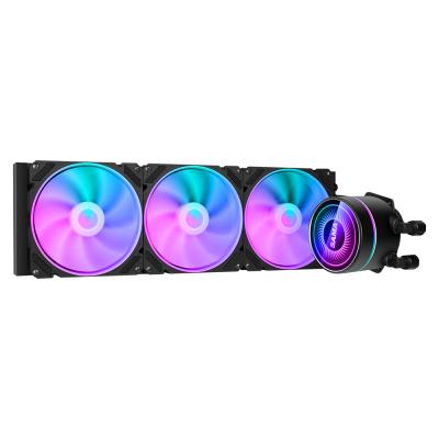 China Computer Case SAMA Cooler LED Colorful Liquid 420MM Liquid Cooler for sale