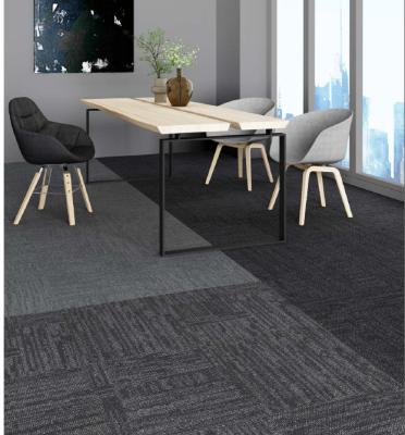 China Washable Anti Dust Fire Retardant Luxury Inexpensive Colorful Plain Modular Carpet Tile Sdn PP for sale