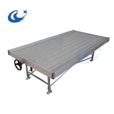 China Hydroponic Fruit Vegetable Flower Trays Growing Tables Systems Grow Bed For Commercial Greenhouse Benches for sale