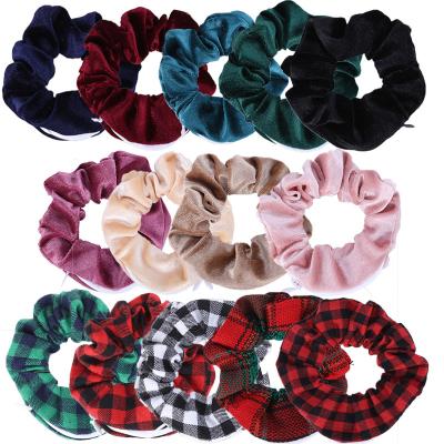 China Hair bindling new design hidden pocket stash hair scrunchies hair band women with zipper pocket for sale