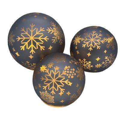 China Wholesale Cheap Christmas Glass Ornament Lead Glass Iridescent Ball for sale