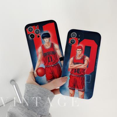 中国 Street fashion basketball player anti-drop IMD soft TPU cartoon phone case for iphone 13 pro for iphone 11 12 pro 販売のため