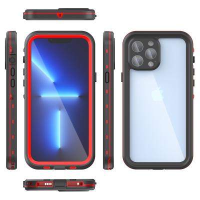 China High quality ip68 tpu pc phone case shockproof waterproof mobile phone case for iphone 13 pro max for iphone waterproof case en venta