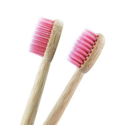 China Customized Cheap Customized Bamboo Extra Soft Ultra Soft Bamboo Toothbrush Small Logo Hair Bristle Bamboo Toothbrush Cone Shaped Grinding Dental Set For Sensitive Erasers for sale